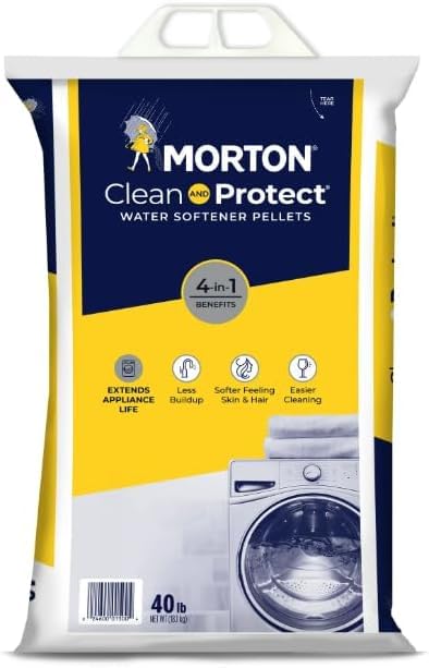Water Softener Salt Pellets, 40 LB Bag (2) U795316
