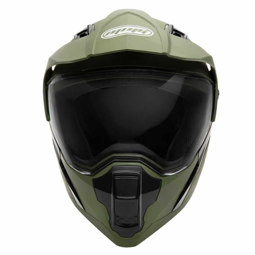 Green Large Full Face Helmet T6411