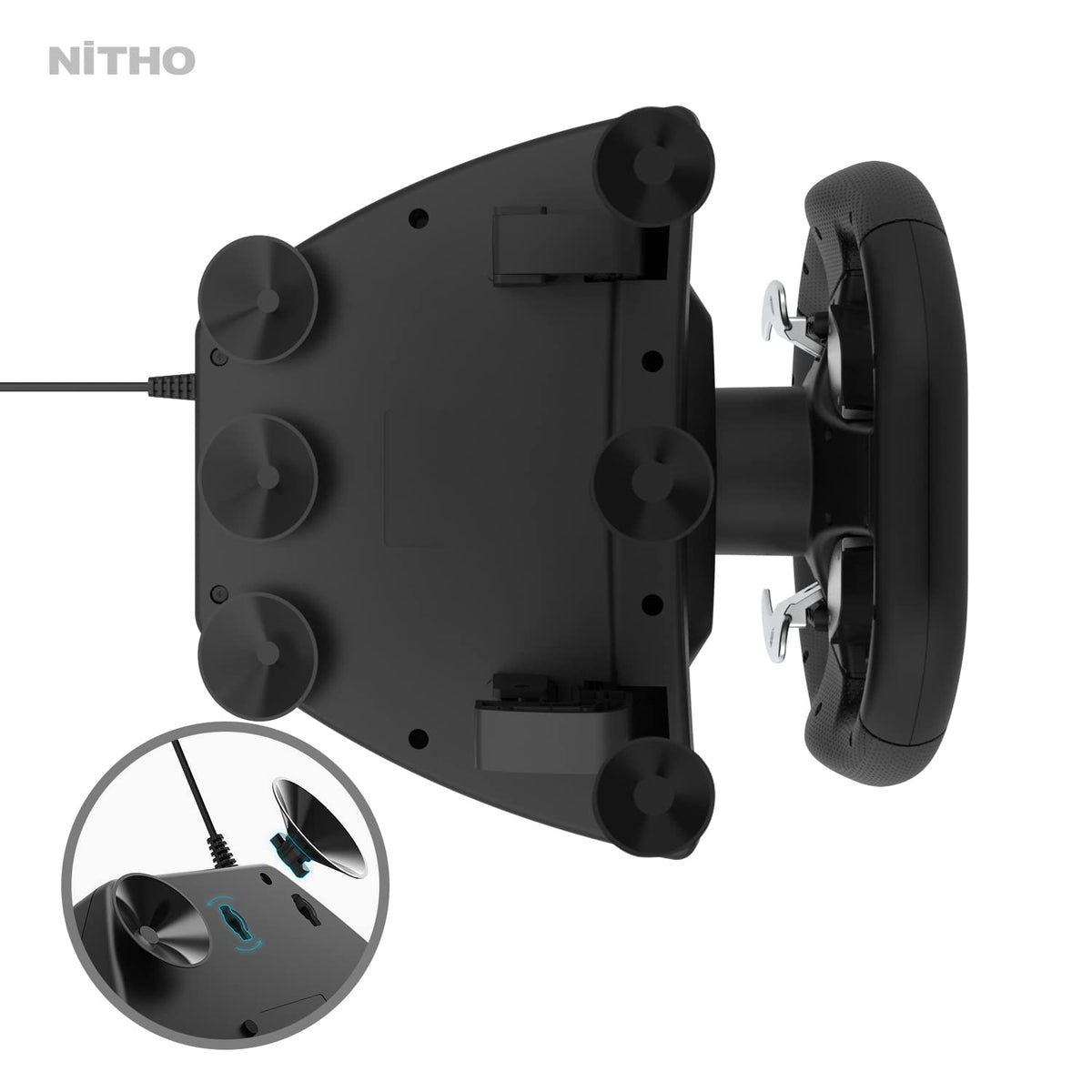 Steering Wheel with Pedals & Shifter V2799