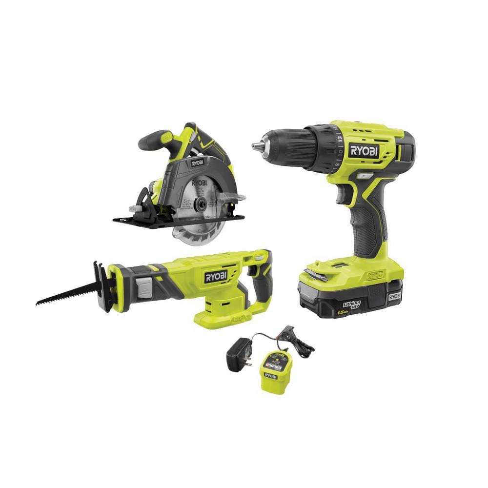 18V Cordless 3-Tool Combo Kit with Battery and Charger C6734