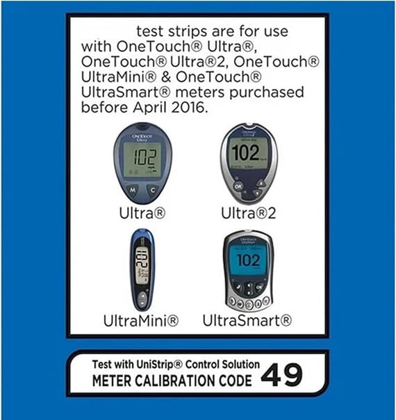 Blood Glucose Test Strips, 50 Count B9925