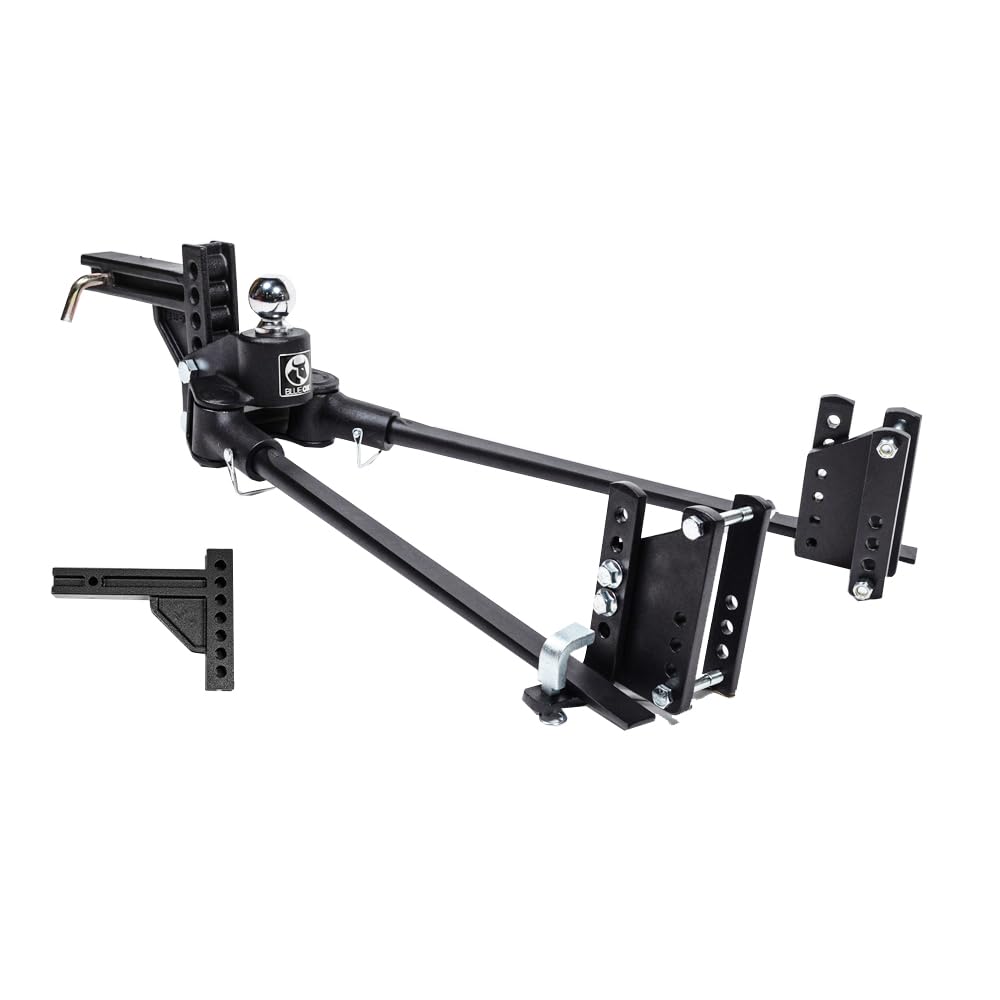 Weight Distribution Hitch with Sway Control, 1000lbs Tongue Weight, 2-5/16 Inch Ball, Black J398852