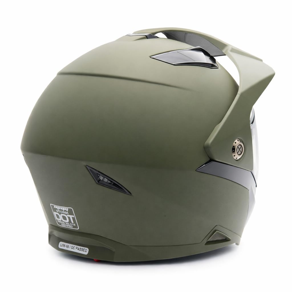 Green Large Full Face Helmet T6411