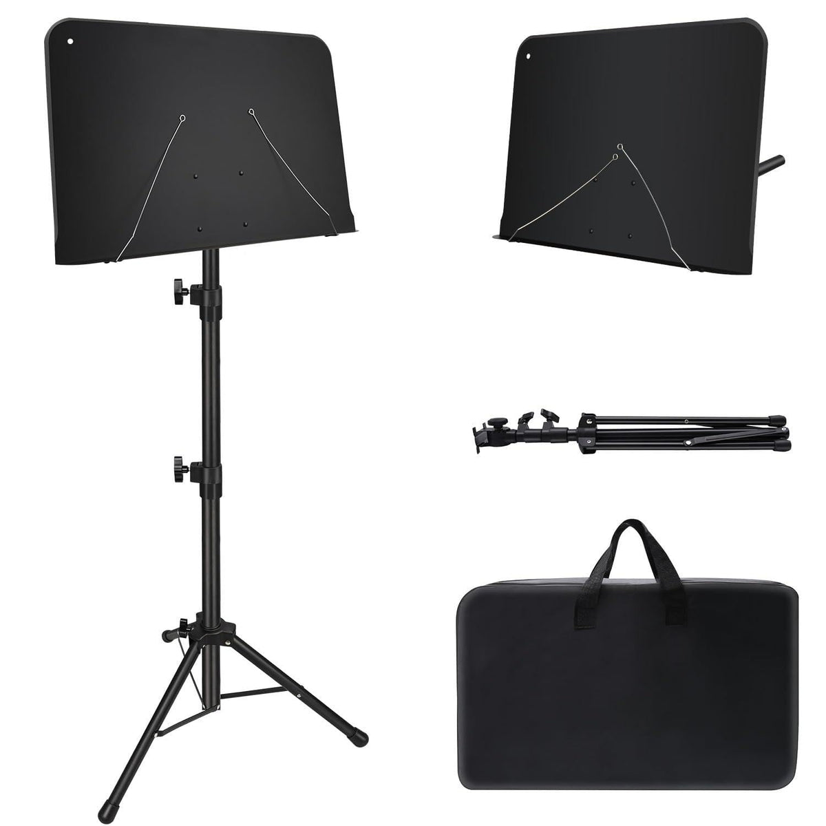 Adjustable Sheet Music Stand with Carry Bag X58461