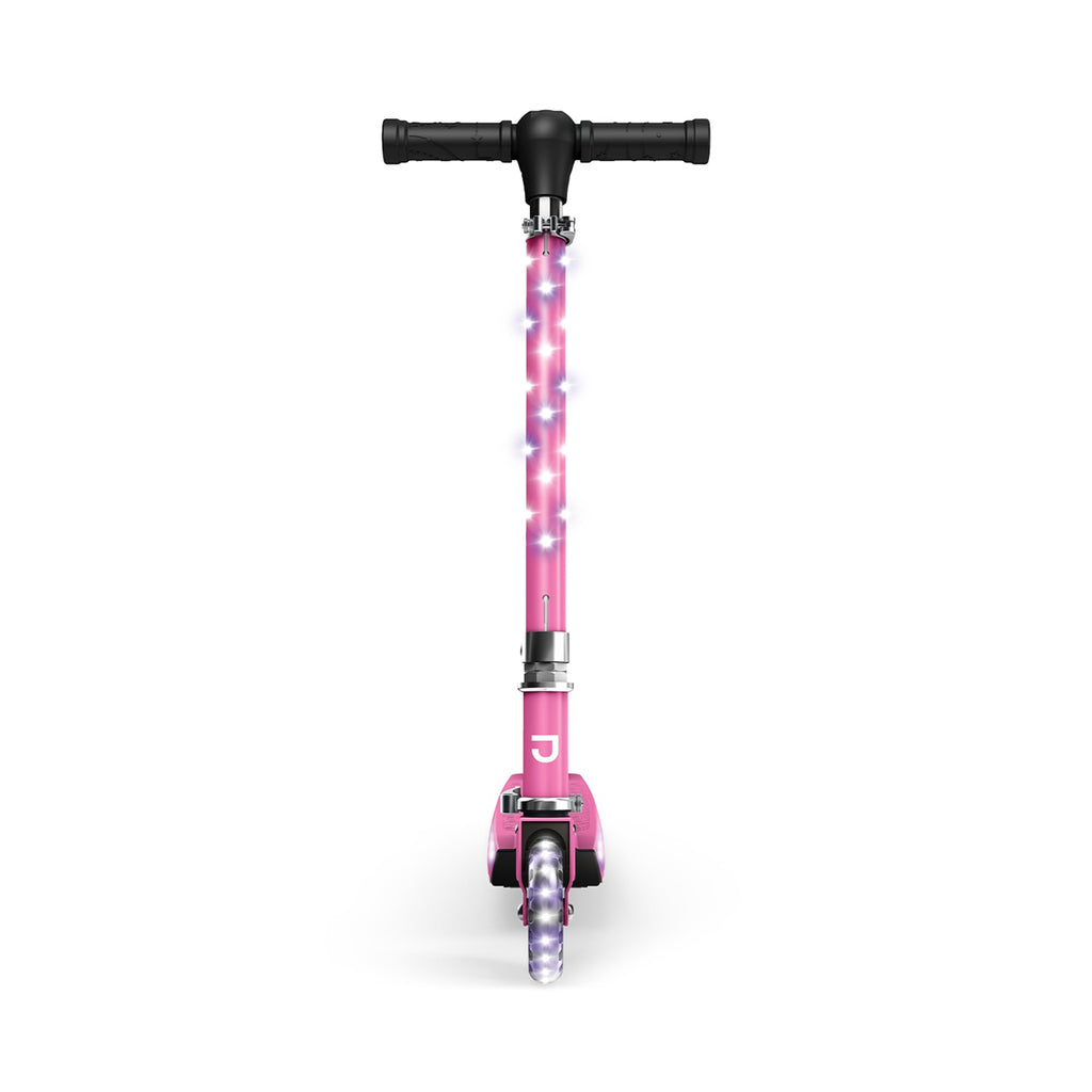 2-Wheel Light-Up Kick Scooter with Adjustable Handlebar and Rear Brake L7622