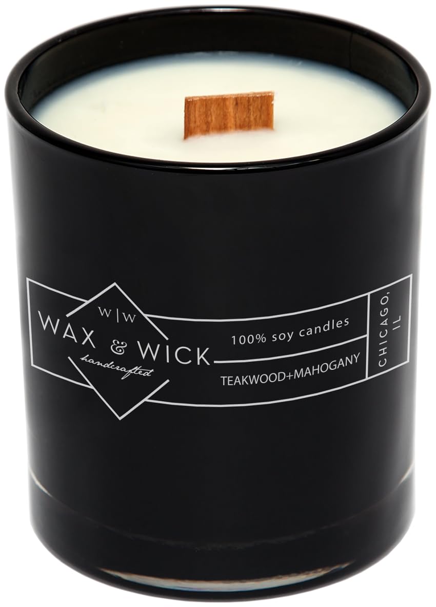12oz Soy Wax Double Wood Wick Scented Candle Q869
