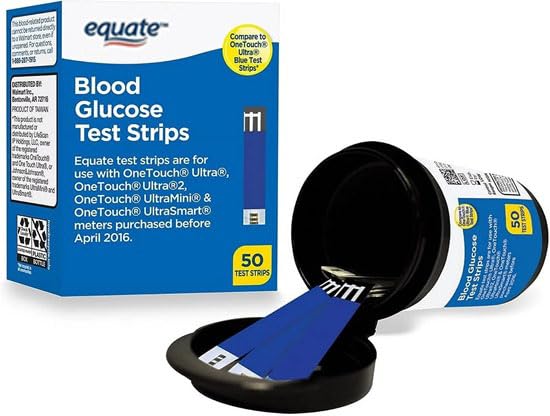 Blood Glucose Test Strips, 50 Count B9925