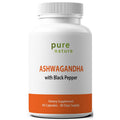 Ashwagandha with Black Pepper Extract 60 Veggie Capsules W917294