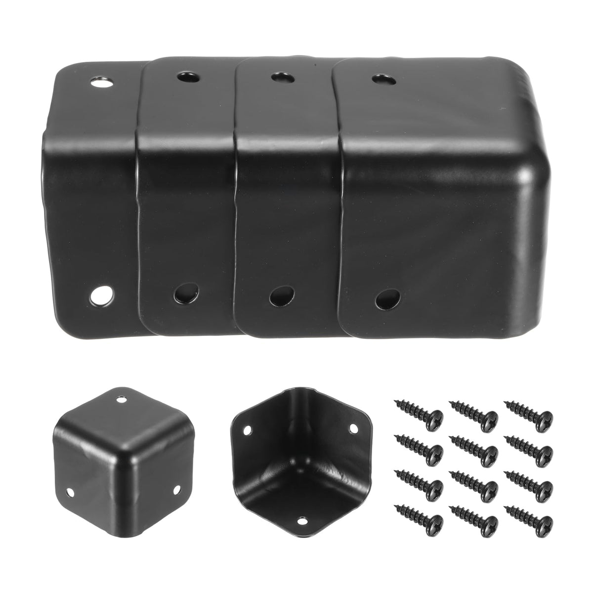 4 Pcs Metal Speaker Cabinet Corners Protector V298