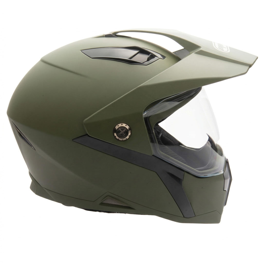Green Large Full Face Helmet T6411