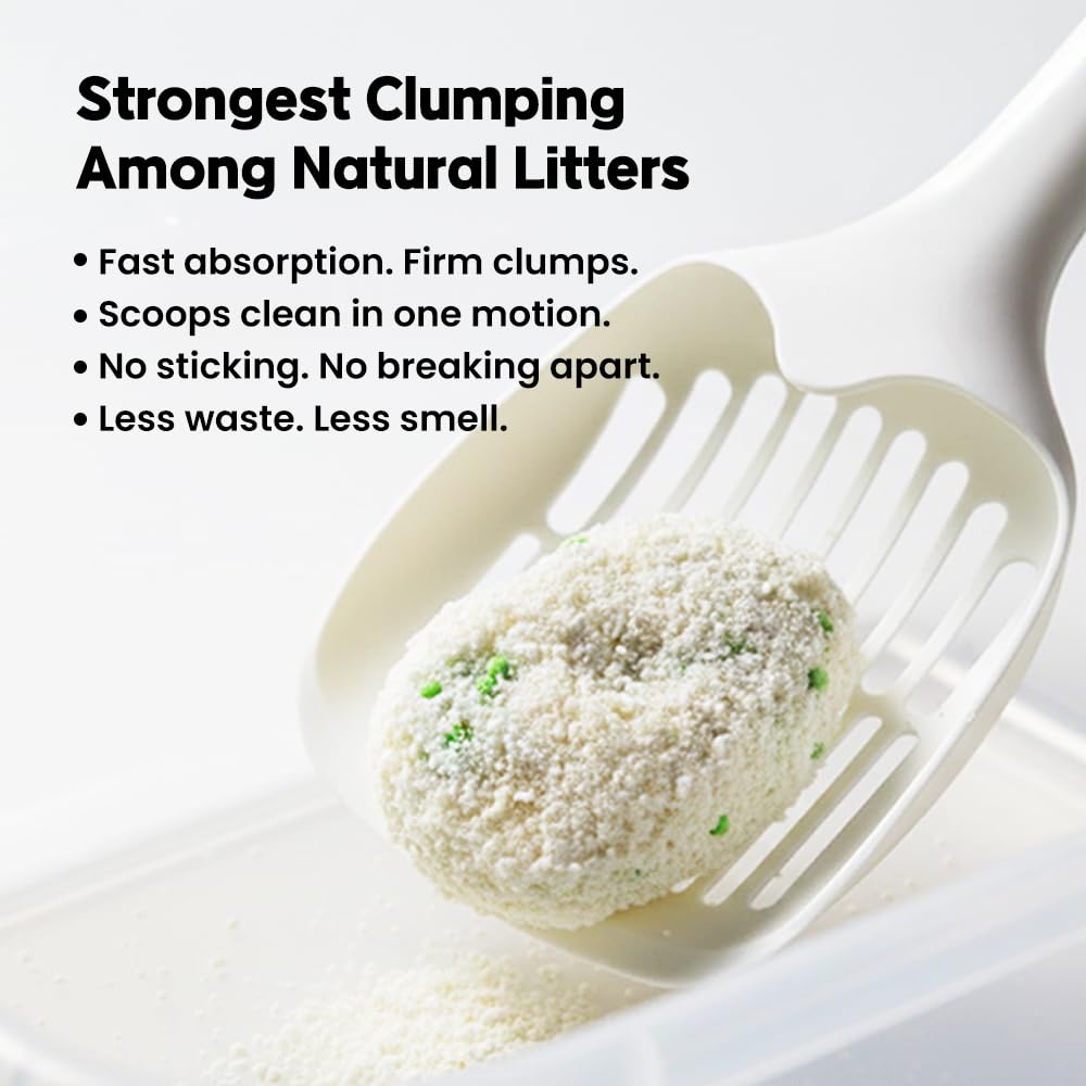 Cassava Cat Litter, Odor Control Dust-Free Clumping Litter I231945