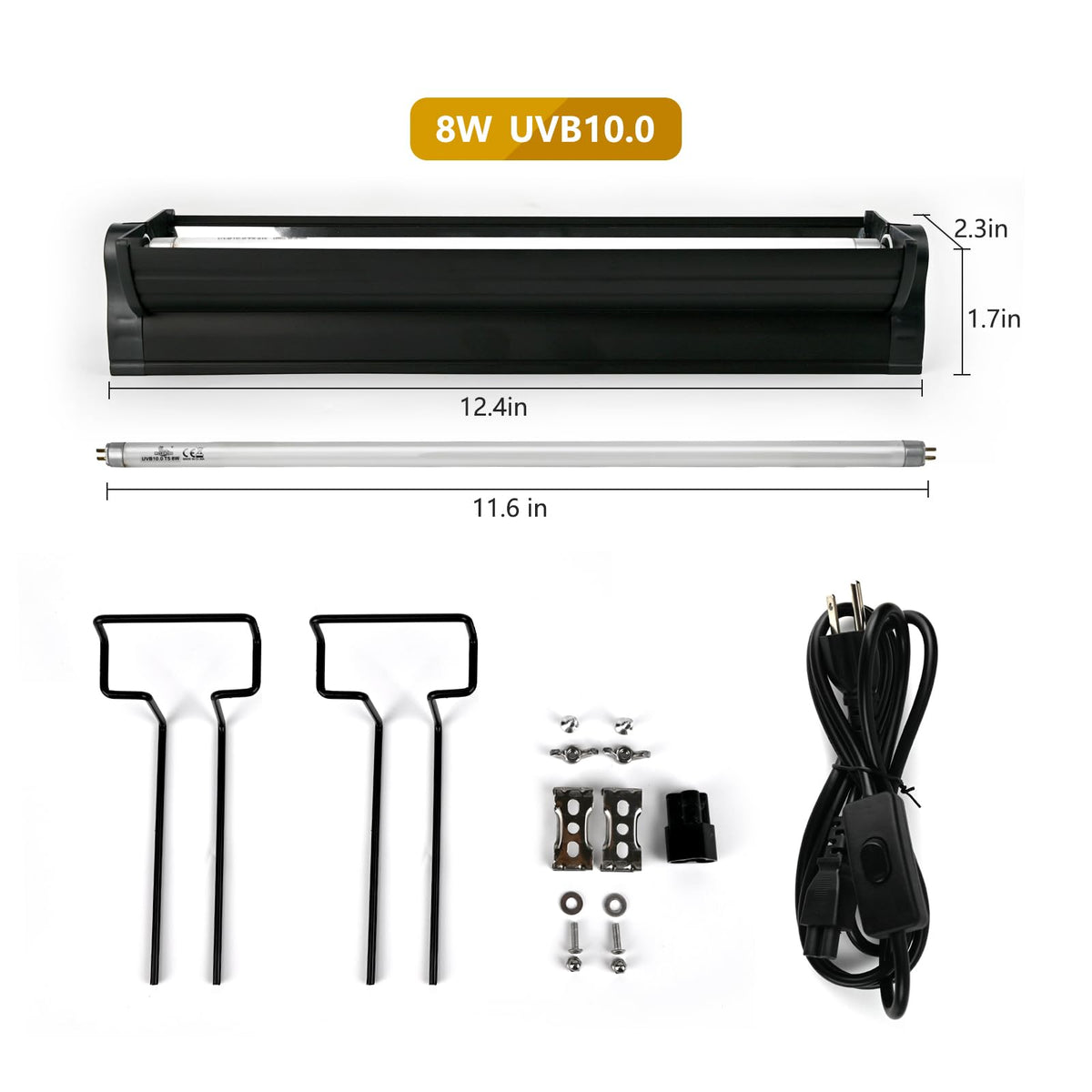 8W T5 UVB Lighting Combo Kit M504153