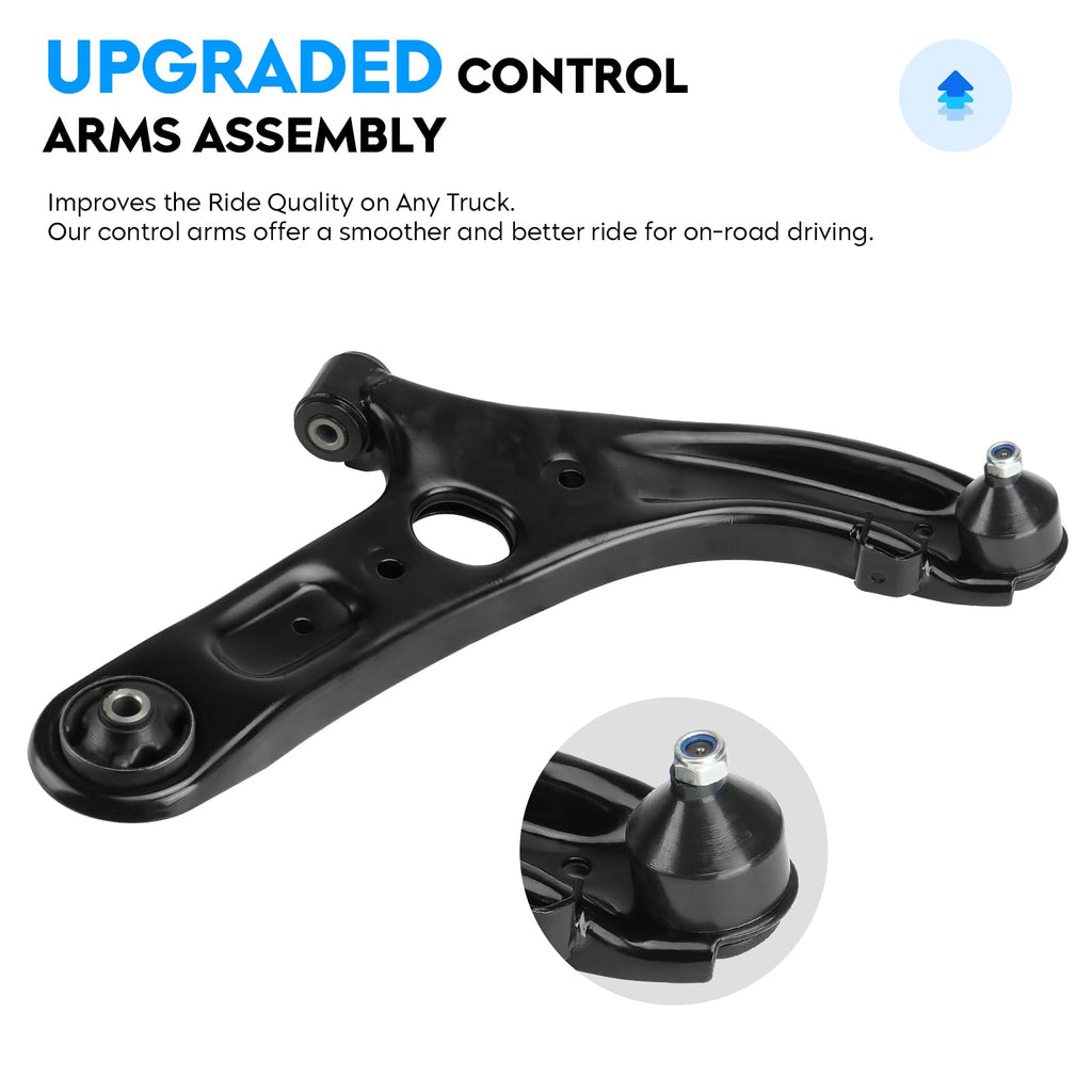 Front Lower Control Arm with Ball Joint Driver & Passenger Side 2Pcs Z908162