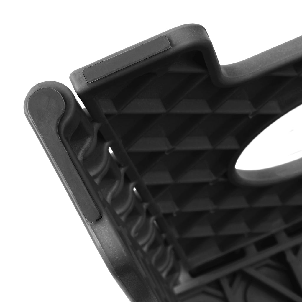 Black Set of 2 Folding Plastic Step Stool with Handle Y5250