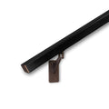 Aluminum Stair Handrail with Stainless Steel Brackets, 6 Feet D178079