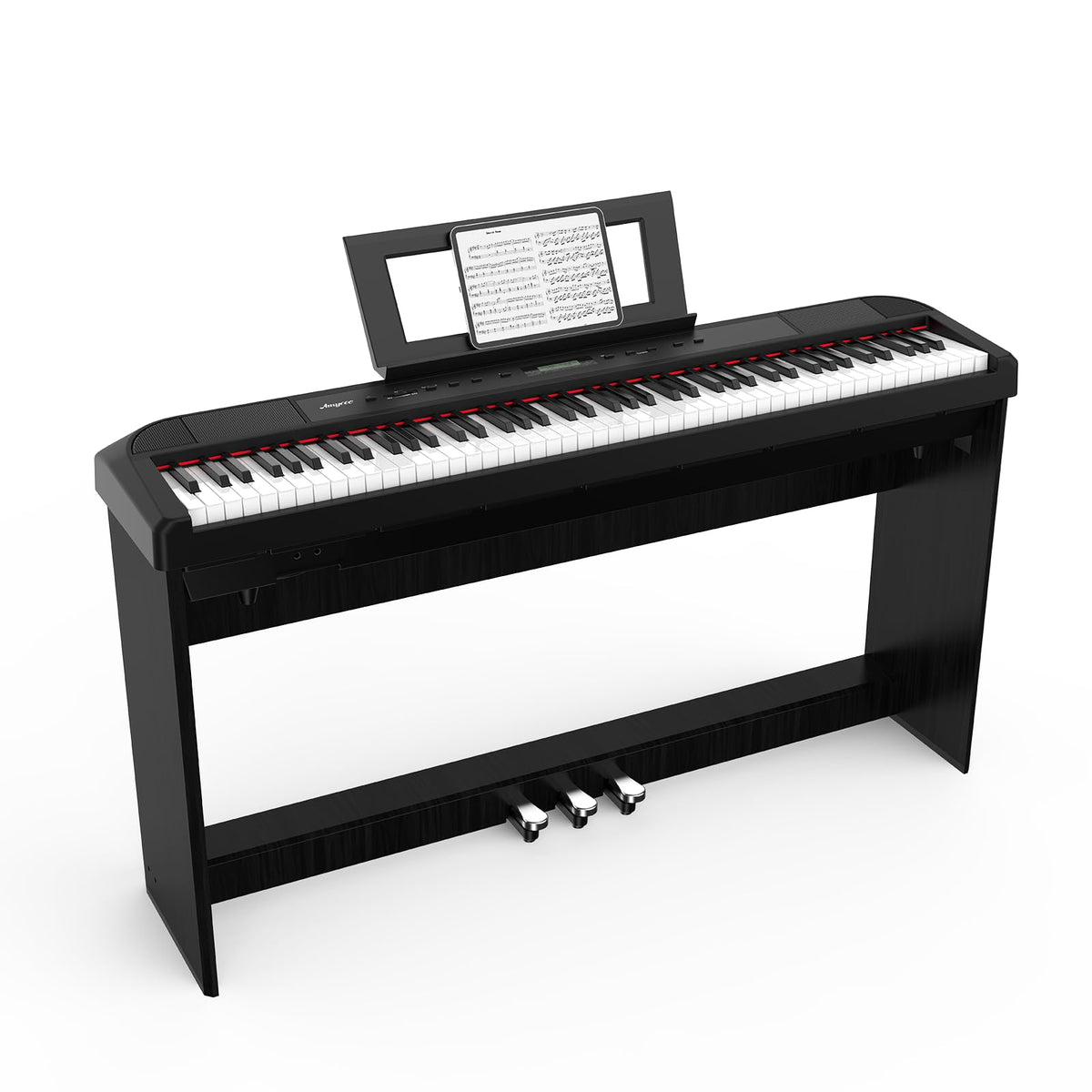 88-Key Weighted Hammer Action Digital Piano with Stand, Headphones, Carrying Case & Power Adapter Z930