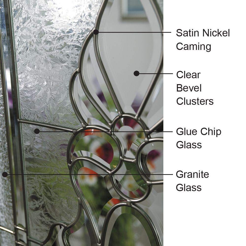 Steel Left Hand In-swing Exterior Prehung Door 36"x80" Y8764