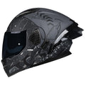 Full Face Flip Up Motorcycle Helmet Dual Visor DOT Approved P7444