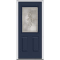 Steel Left Hand In-swing Exterior Prehung Door 36"x80" Y8764