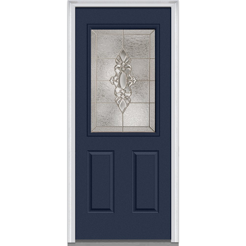 Steel Left Hand In-swing Exterior Prehung Door 36"x80" Y8764