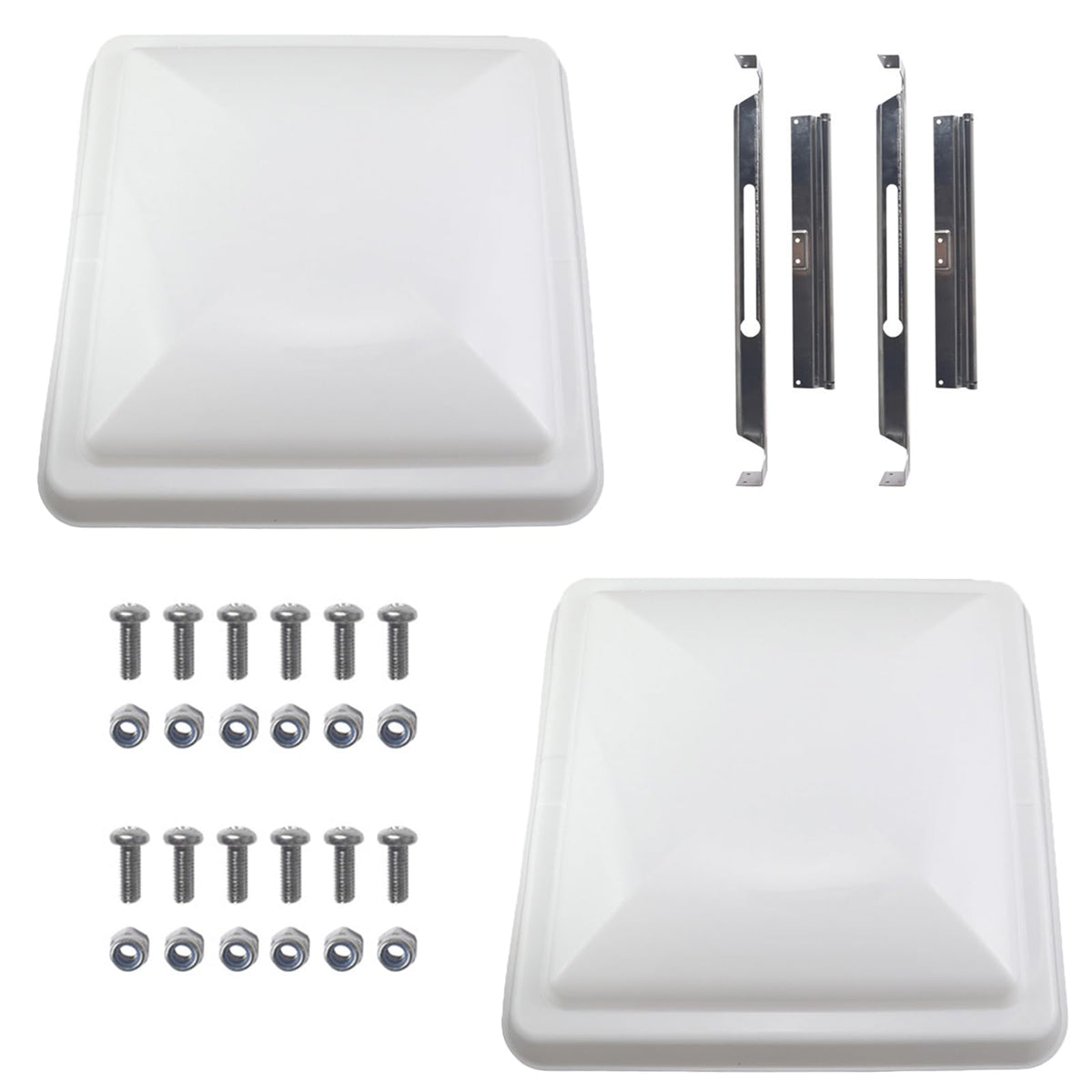 14"x14" RV Roof Vent Cover, 2-Pack E336