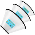 Soft Dog Cone Collar, 3 PCS Adjustable Flexible Plastic E-Collar D27787
