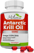 Krill Oil 120 Softgels Omega-3 EPA DHA Astaxanthin 500mg S477677