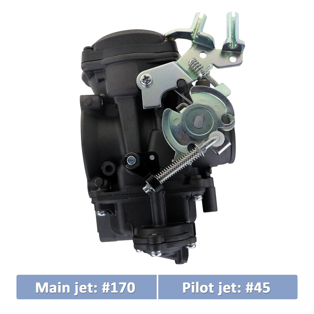 CV40 Carburetor with Fuel Filter Spark Plug Jets K7944