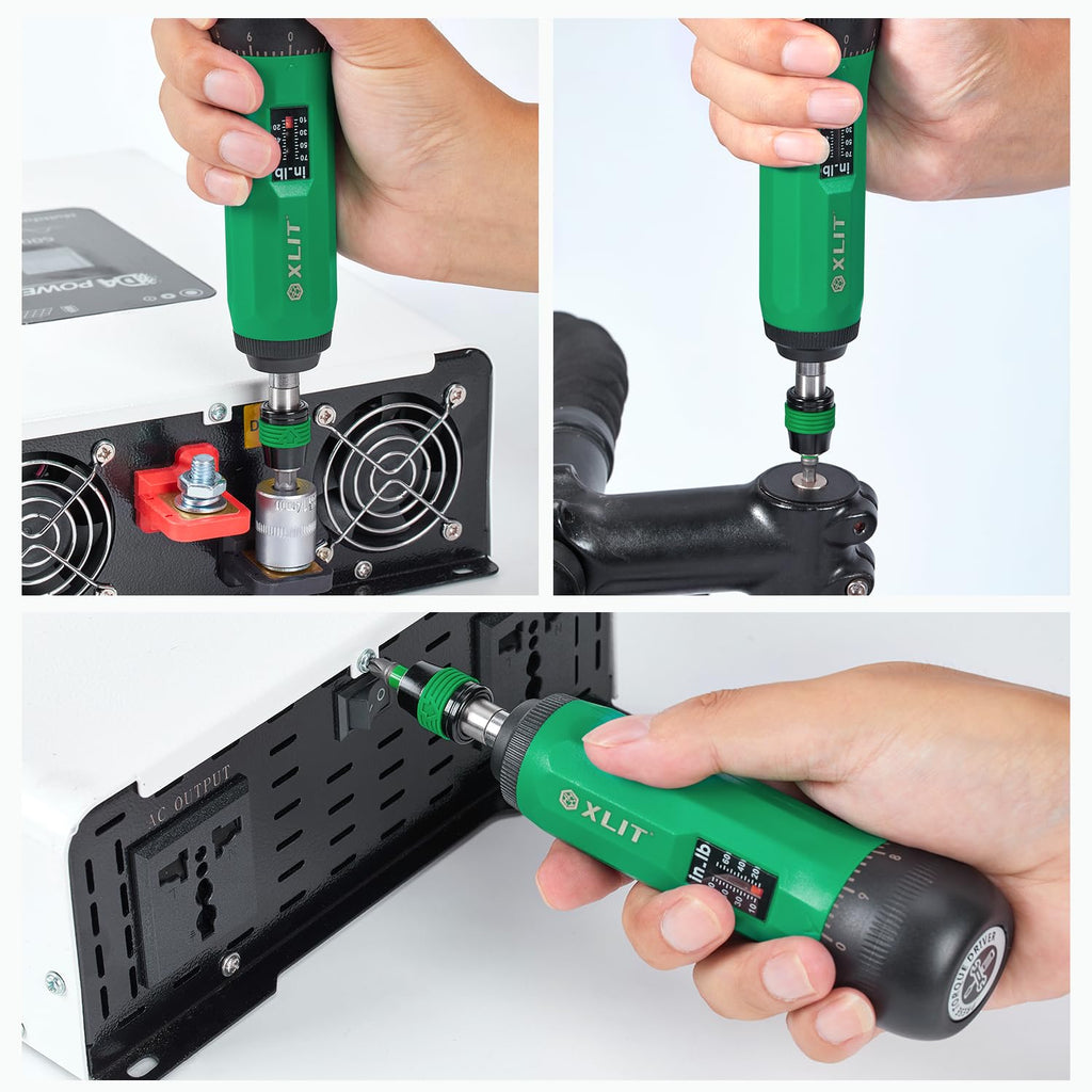Adjustable Torque Screwdriver Set, 13-Piece 1/4" Hex Quick Release N494728