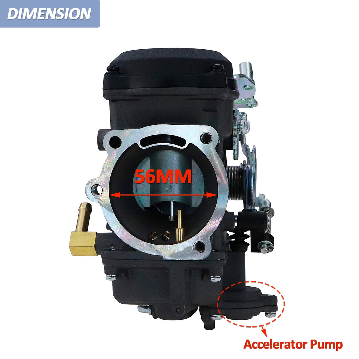 CV40 Carburetor with Fuel Filter Spark Plug Jets K7944