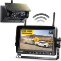 Magnetic Solar Wireless Backup Camera with 7" 1080P Monitor U353