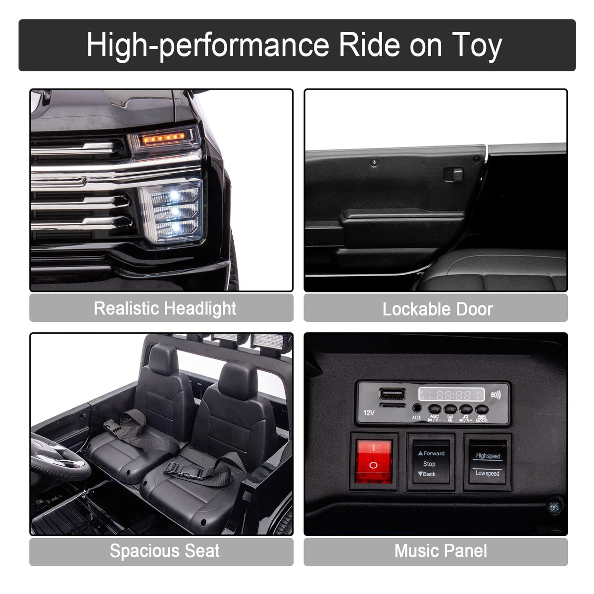 24V 2 Seater Ride on Car Y942588