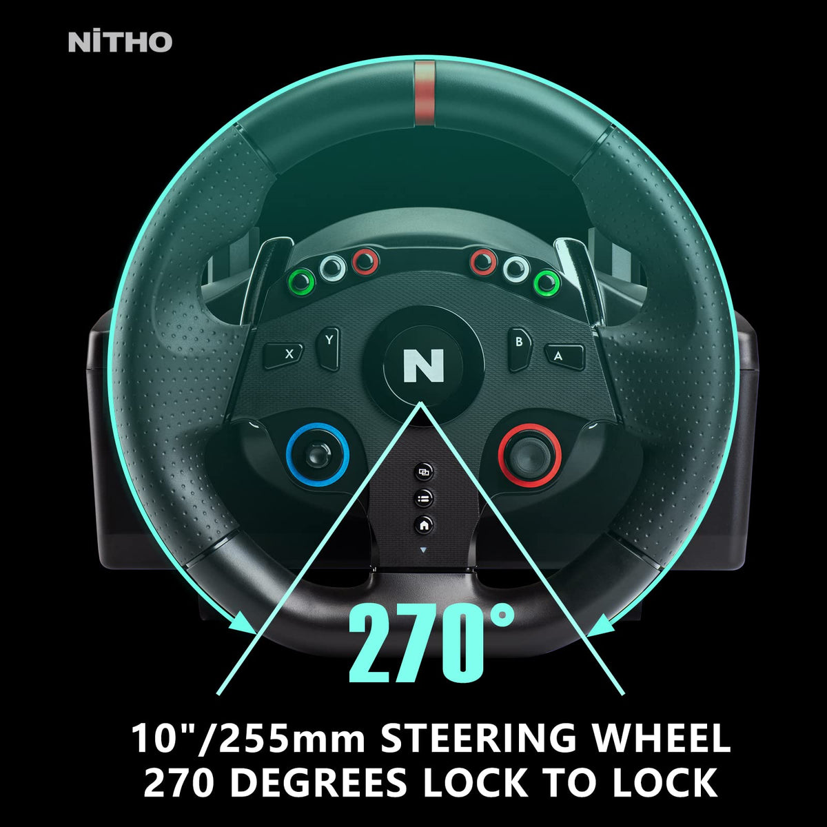 Steering Wheel with Pedals & Shifter V2799