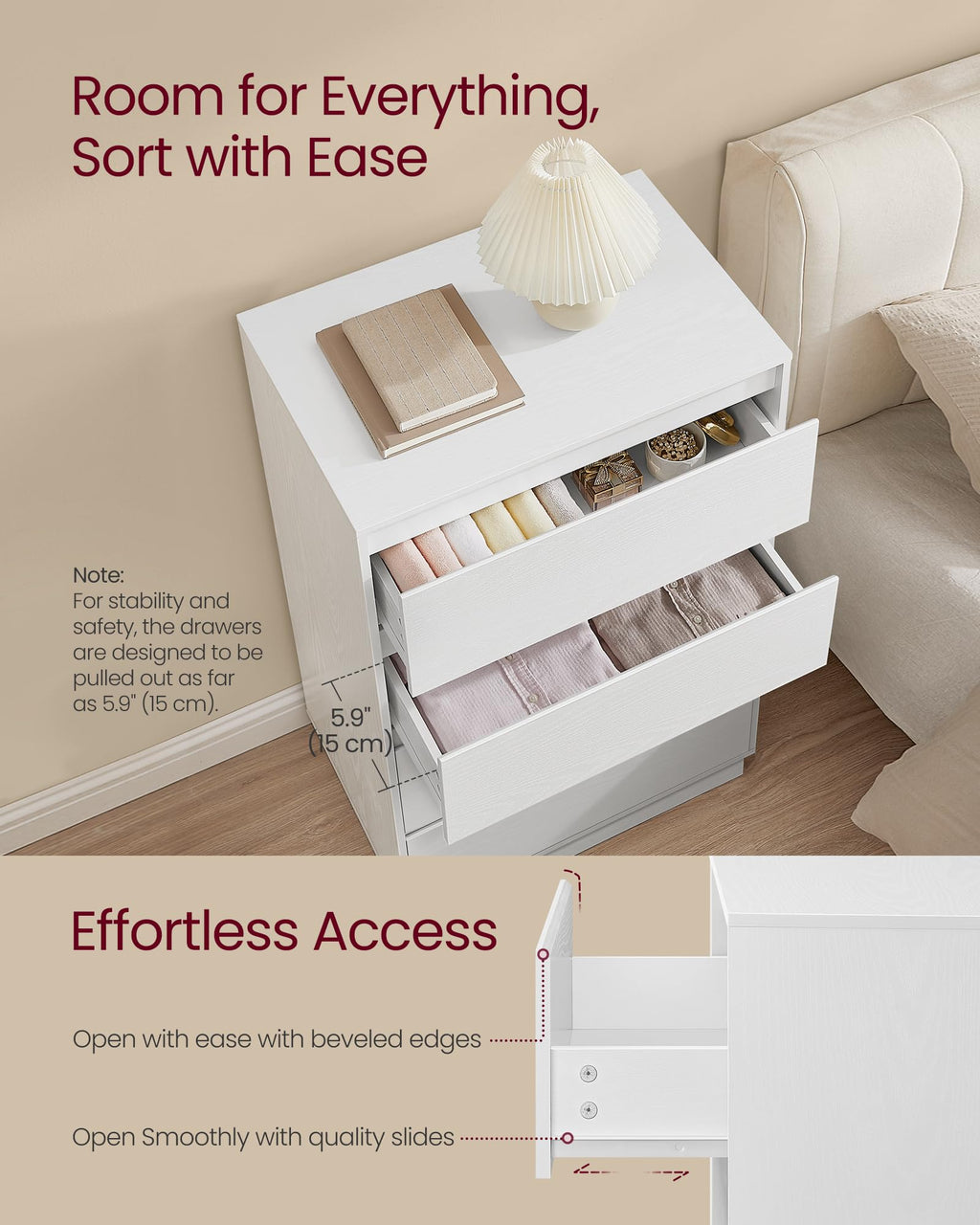 4-Drawer Dresser D759