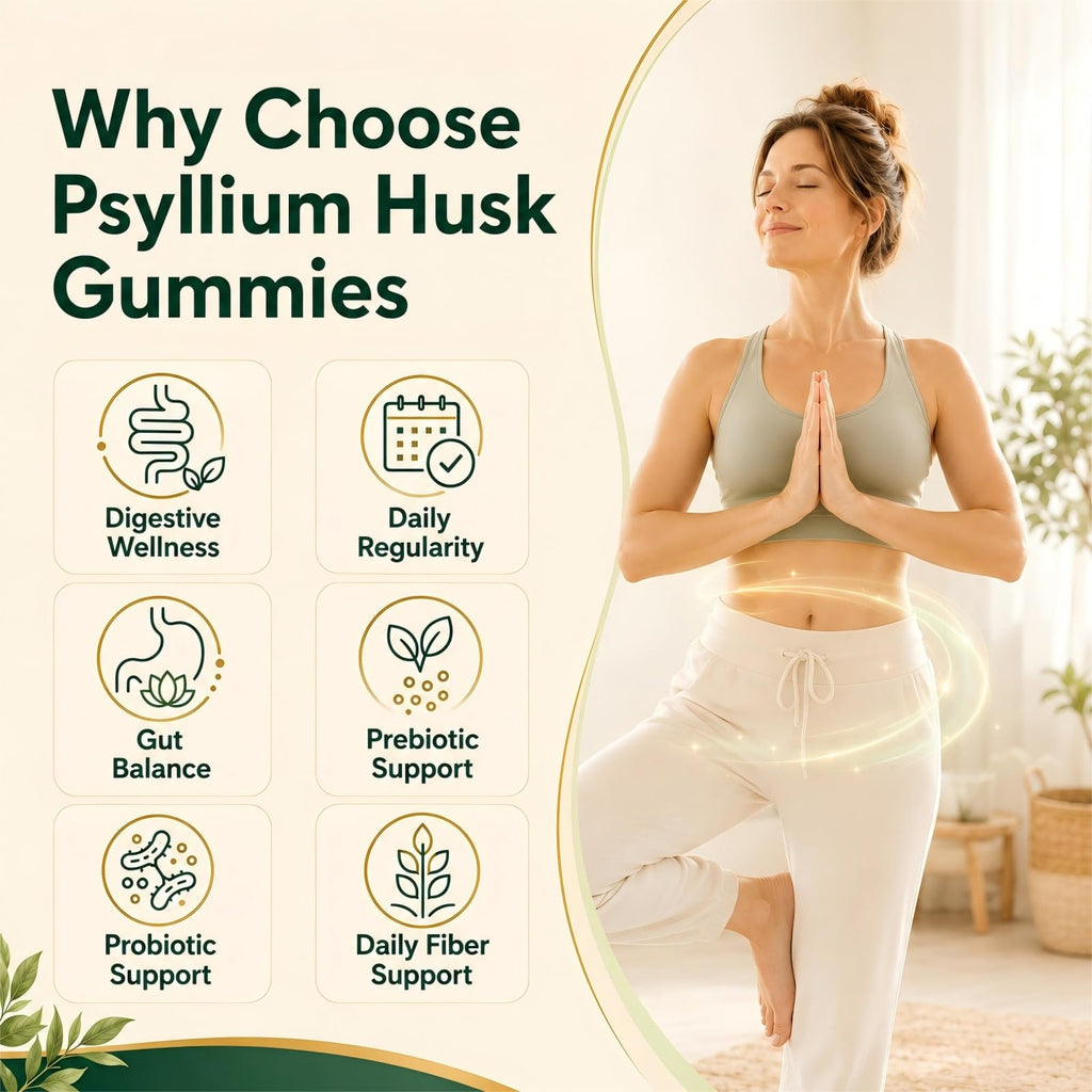 Sugar Free Psyllium Husk Gummies 2000mg 60 Count V98967