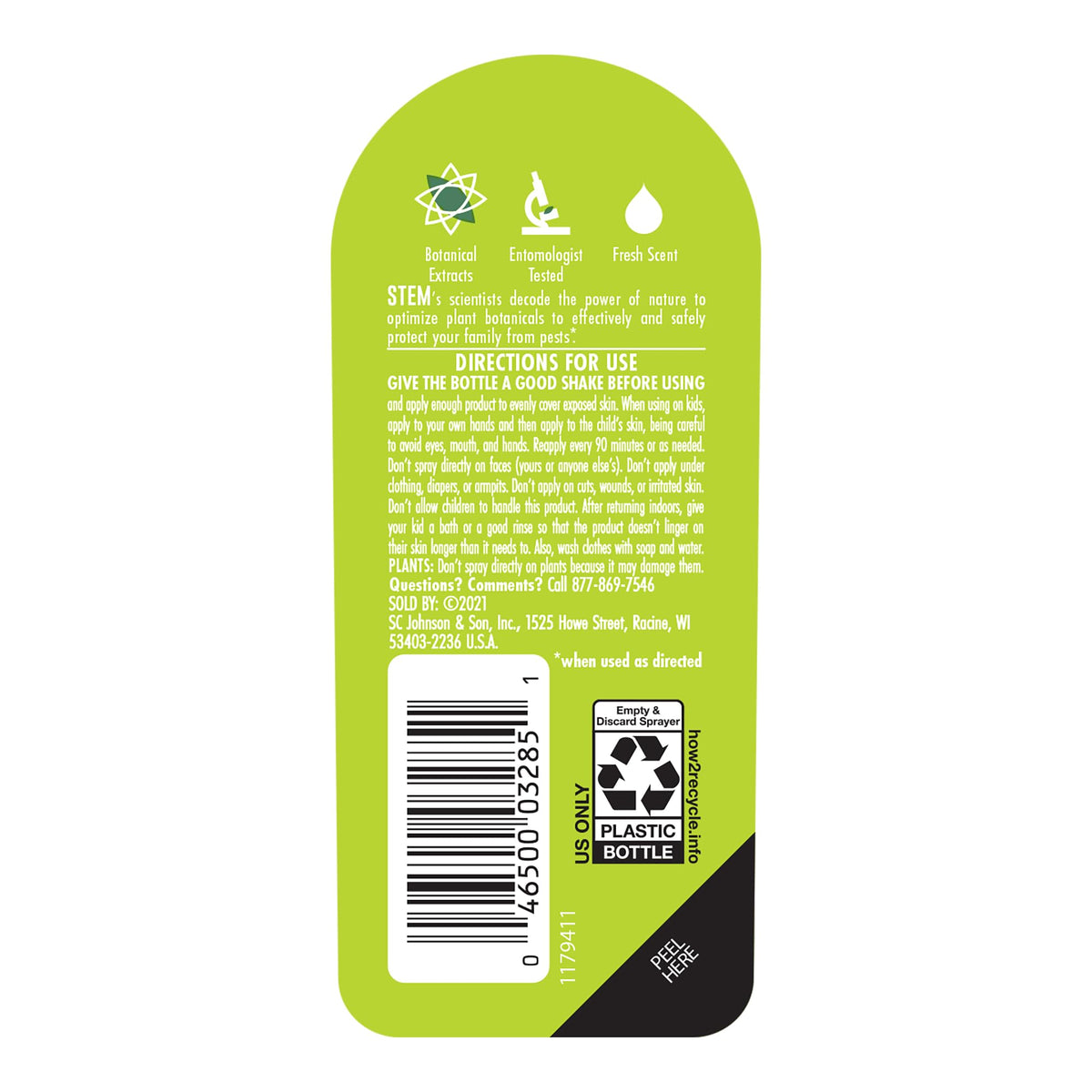 Mosquito Repellent Spray with Botanical Extracts 4 fl oz C71532
