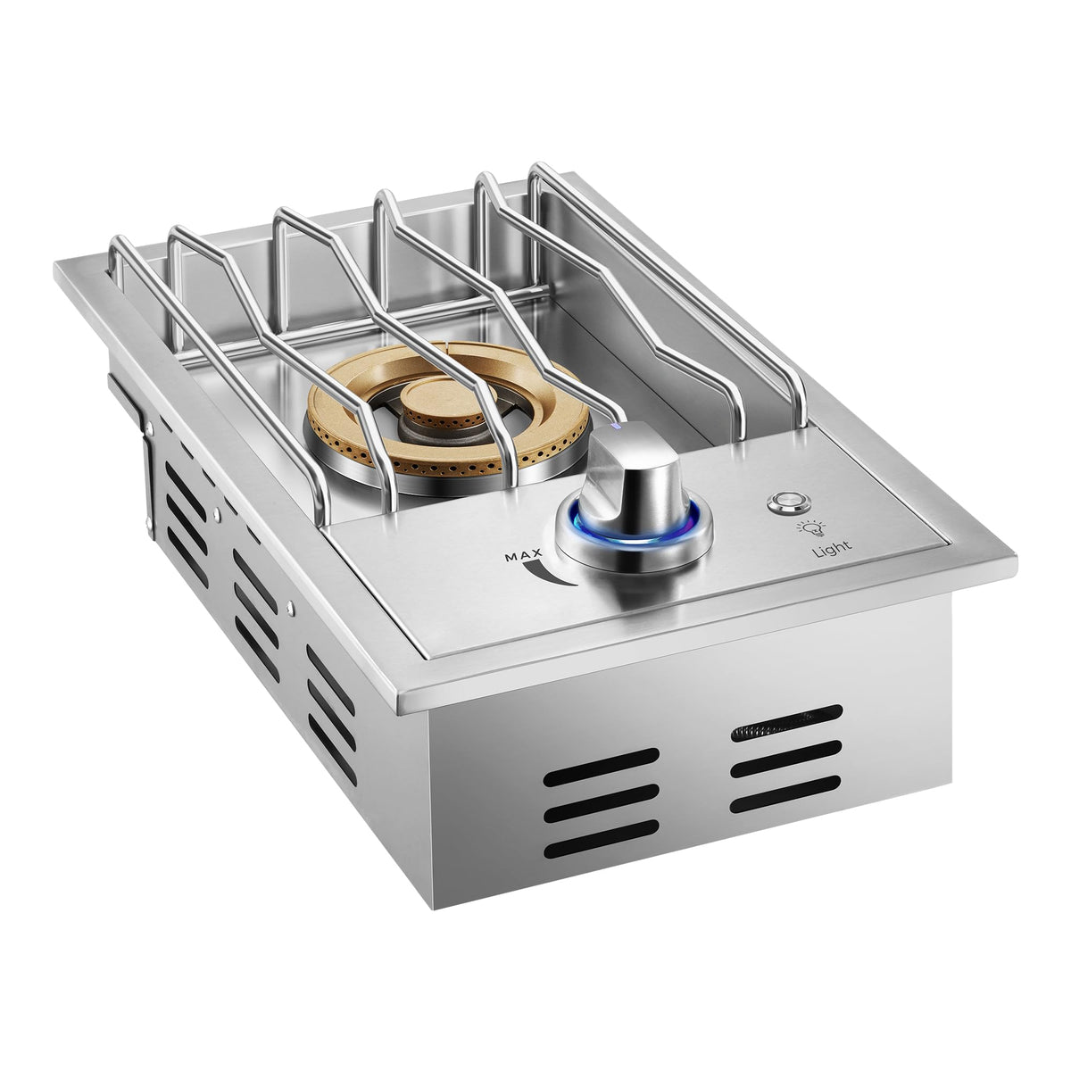 17500BTU Liquid Propane Side Burner 304 Stainless Steel U15965
