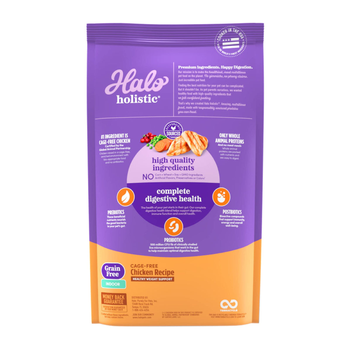Indoor Dry Cat Food Cage-Free Chicken 6 lb D9479