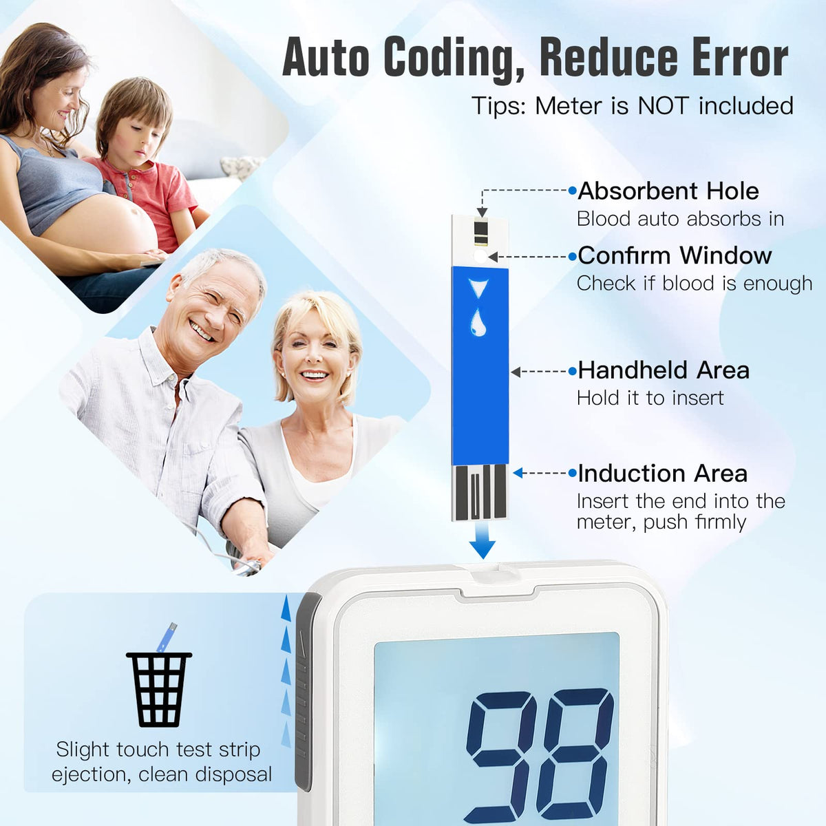 Blood Glucose Test Strips Y487