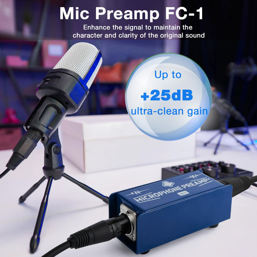 Dynamic Mic Preamp Gain Booster A50320