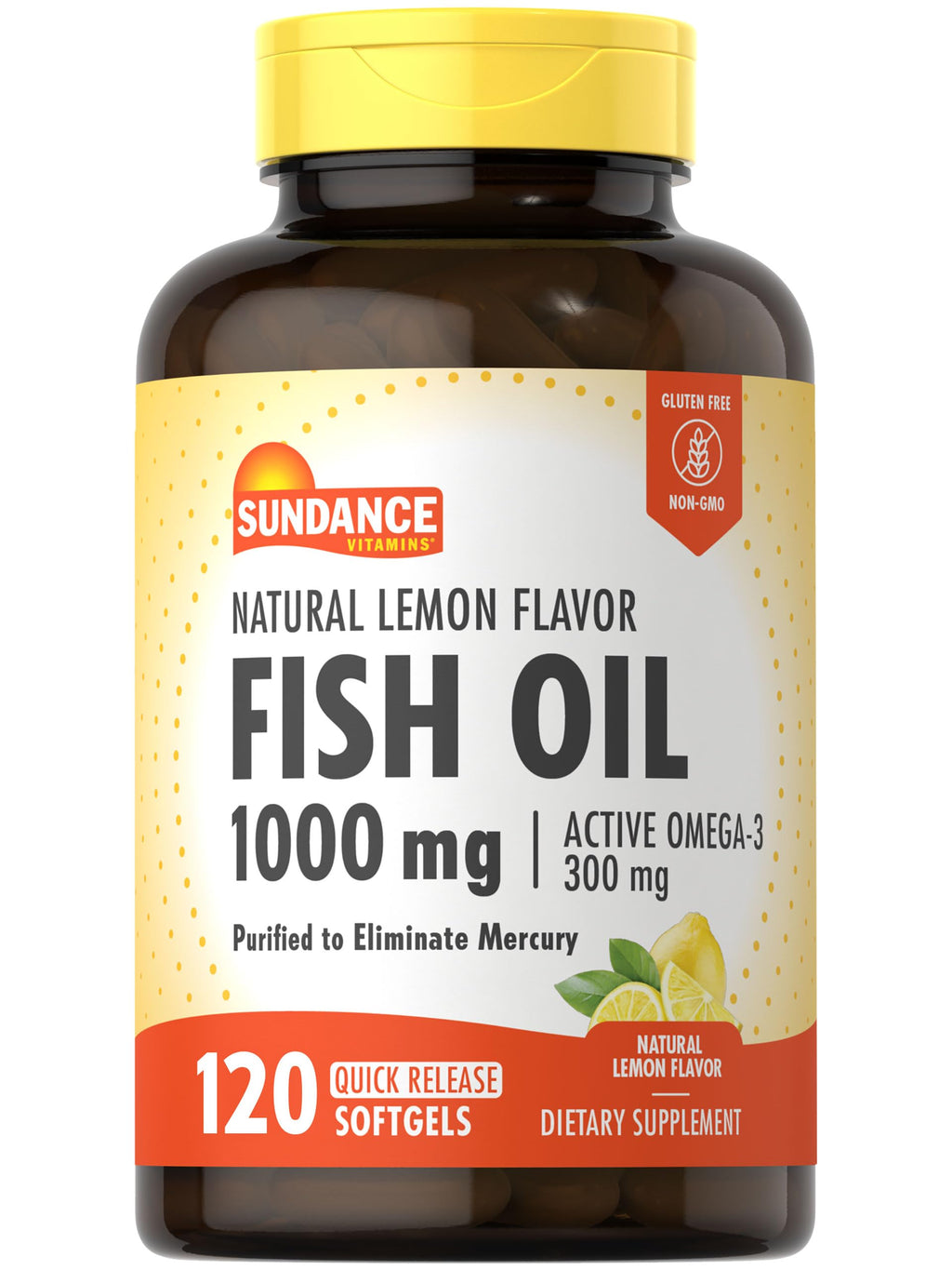 Fish Oil Softgels 1000mg 120 Count P5789