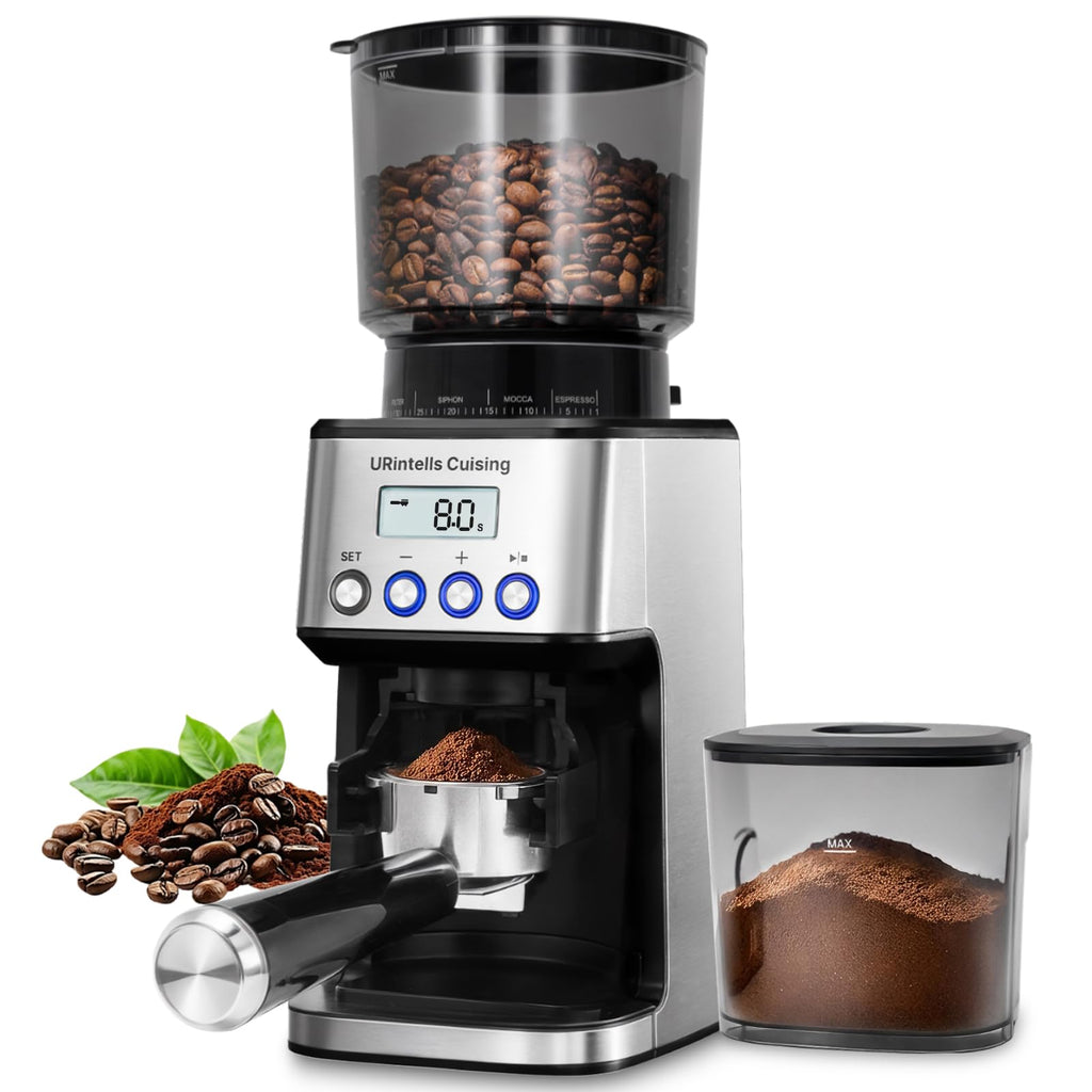 Silver Conical Burr Coffee Grinder T88724