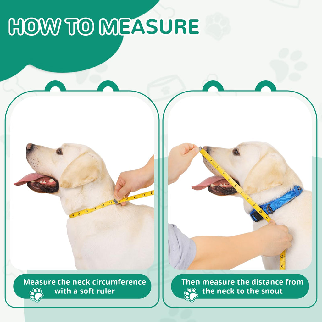 Soft Dog Cone Collar, 3 PCS Adjustable Flexible Plastic E-Collar D27787
