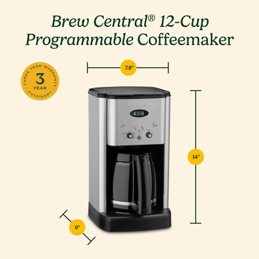 12-Cup Programmable Coffeemaker T8600