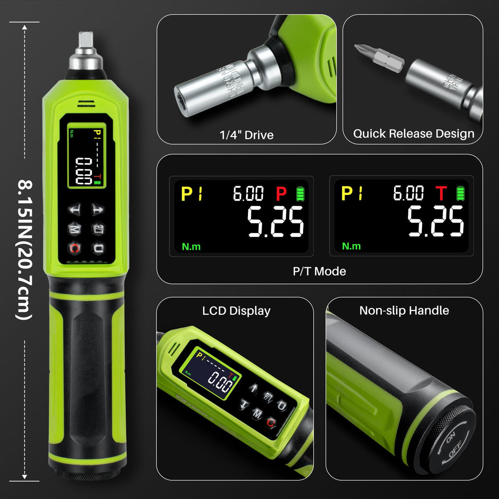 1/4" Drive Digital Torque Screwdriver Z331