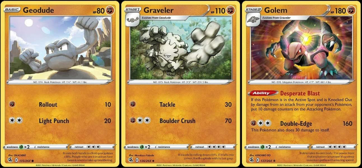 Pokemon 3 Card Lot Stage 2 C316607