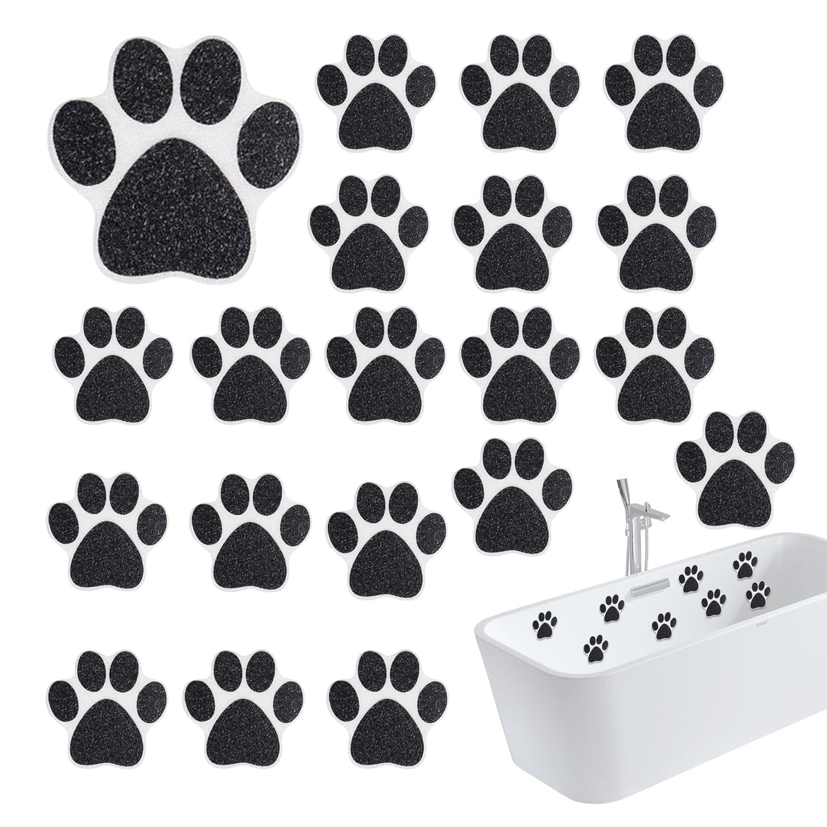 Non Slip Bathtub Stickers 20 Piece B2797