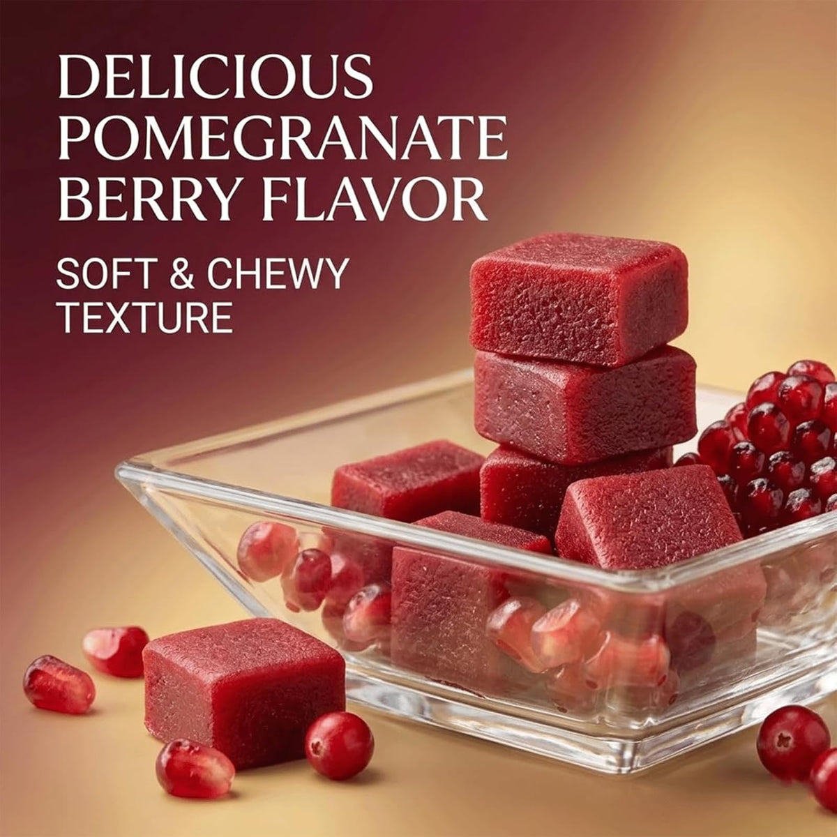 60 Count Beet Chews Supplement with 500mg I28922