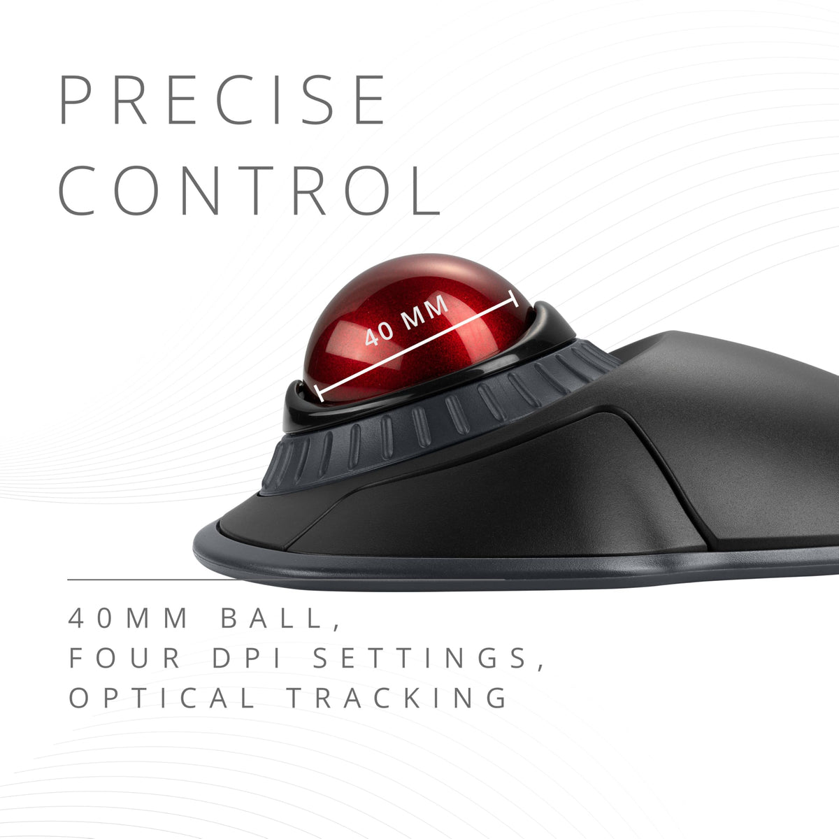 Wireless Trackball with Scroll Ring B5595