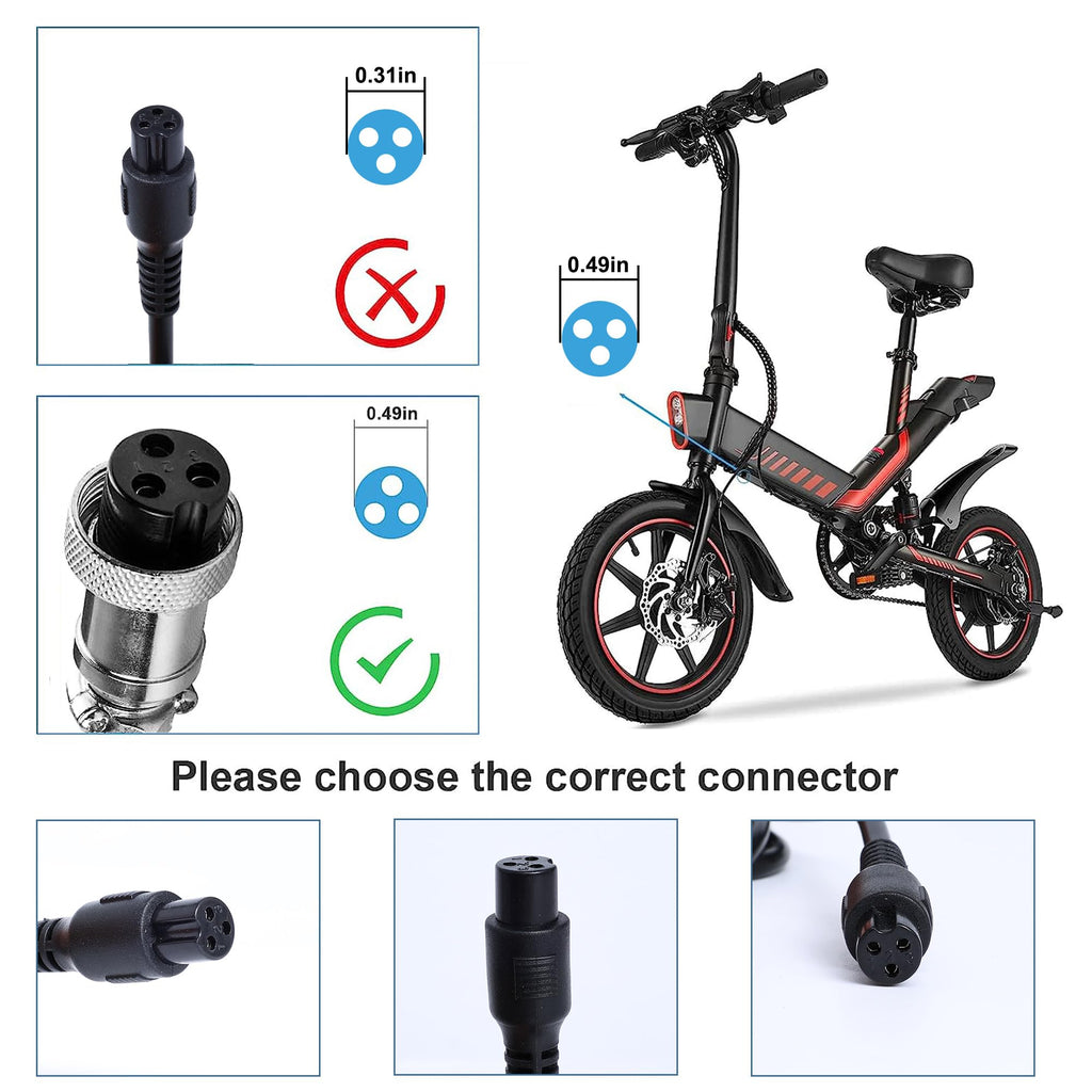 54.6V Power Adapter for Electric Bike Electric Scooter X17119